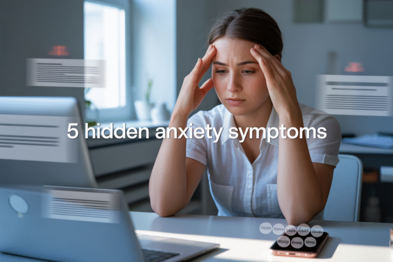 5 Hidden Anxiety Symptoms You're Probably Ignoring